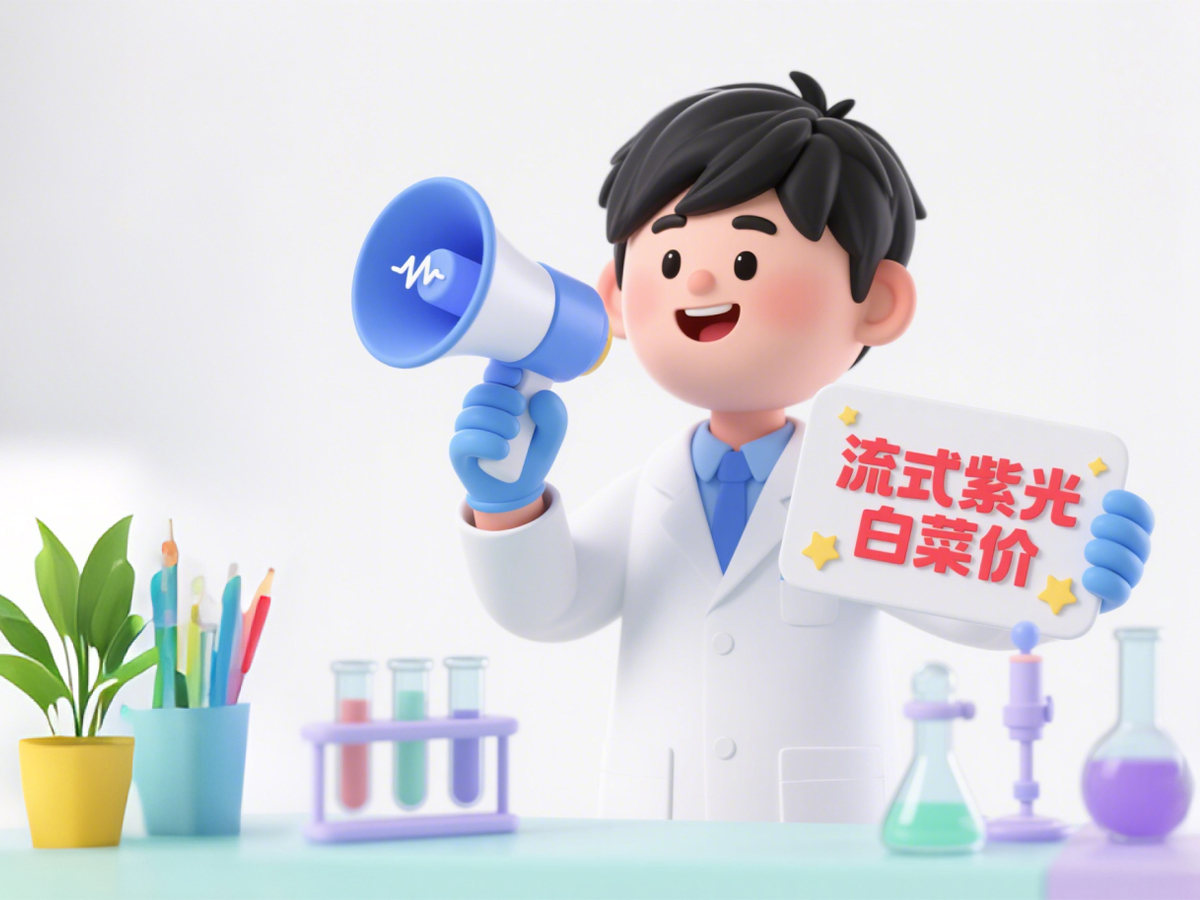 流式紫光白菜价，多色检测轻松升级